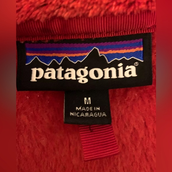 PATAGONIA Retool Fleece Pullover Gorgeous Red Chili🌶️ - Picture 4 of 7